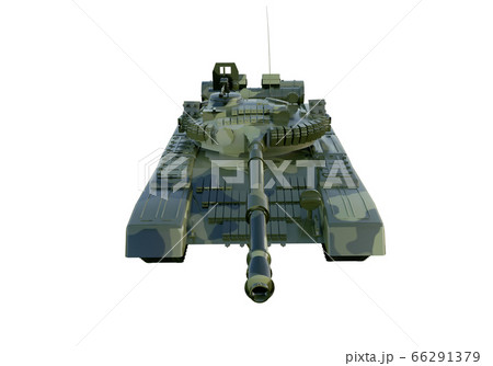 Russian Military Tank T 90 Isolate On White のイラスト素材