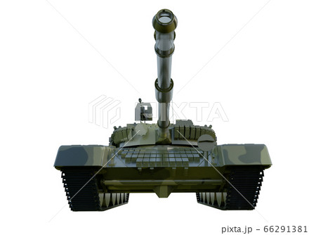 Russian Military Tank T 90 Isolate On White のイラスト素材