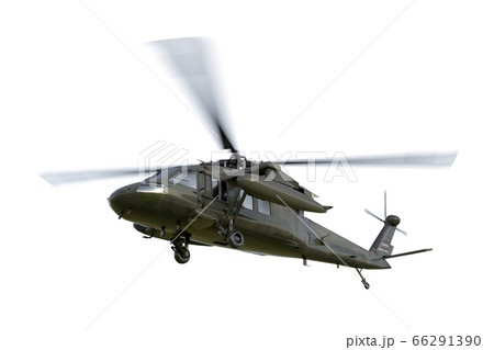 Military helicopter UH-60 Black Hawk realistic 3d render 66291390