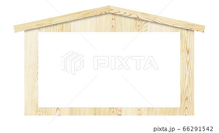 木製のフレーム 66291542