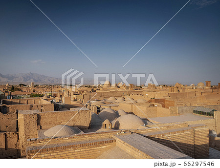 rootops and landscape view of yazd city old town rootops and landscape view of yazd city old town 66297546