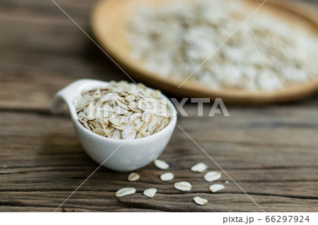 Oatmeal on old wood Oatmeal on old wood 66297924