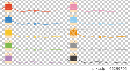 巻き糸のライン（文字なし） 66299703