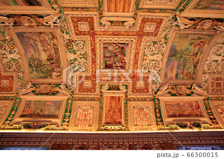 バチカン美術館の天井絵 バチカン美術館の天井絵 66300015
