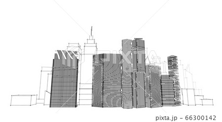 architecture abstract, 3d illustration architecture abstract, 3d illustration 66300142