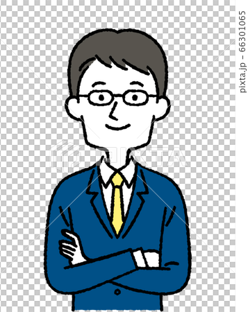 雙臂交叉的商人 雙臂交叉的商人 66301065