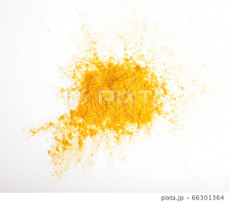 Trmeric  powder on white background. 66301364