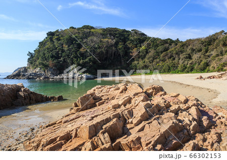 篠島　赤岩の浜　愛知県の離島 66302153