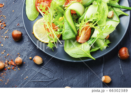 Delicious summer vegetable salad Delicious summer vegetable salad 66302389