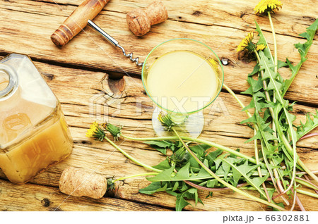 Tasty wine from dandelions. 66302881