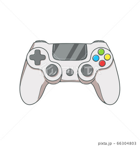 Retro Gaming Controller Vector Illustrationのイラスト素材