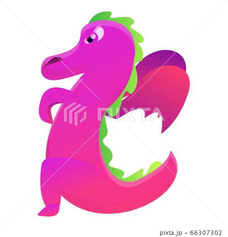 Dragon icon, cartoon style Dragon icon, cartoon style 66307302