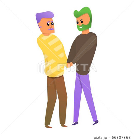 Transgender people gay icon, cartoon style 66307368