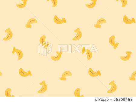 バナナ柄のイラスト背景のイラスト素材