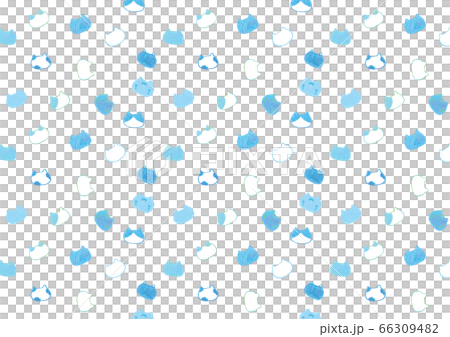 Cat pattern background blue 66309482