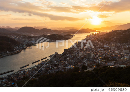 尾道水道の夕景 尾道水道の夕景 66309880