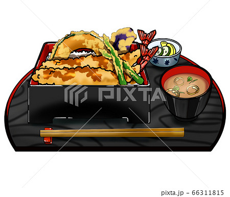 天婦羅のお重イラスト 天婦羅のお重イラスト 66311815