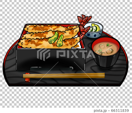 エビ天重のイラスト エビ天重のイラスト 66311839