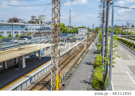 愛知県　名古屋都市風景　東名古屋港駅 66312892