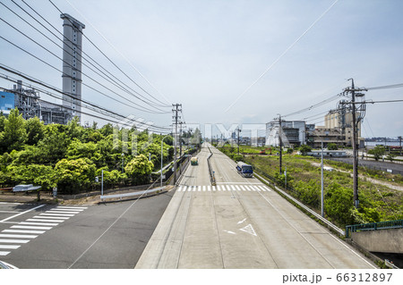 愛知県　名古屋都市風景　潮見町 66312897