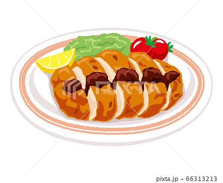 チキンカツのイラスト 66313213