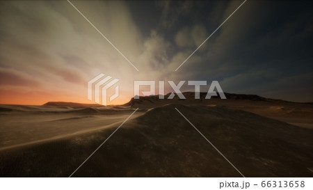 desert storm in sand desert 66313658