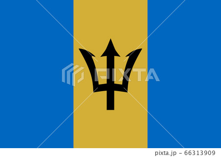 国旗 バルバドスのイラスト素材