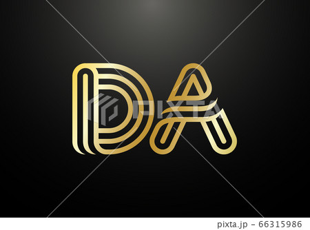 Initial Monogram Letter DA Logo Design Vector…のイラスト素材 [66315986] - PIXTA