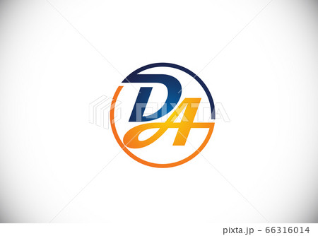 Initial Monogram Letter DA Logo Design Vector…のイラスト素材 [66316014] - PIXTA