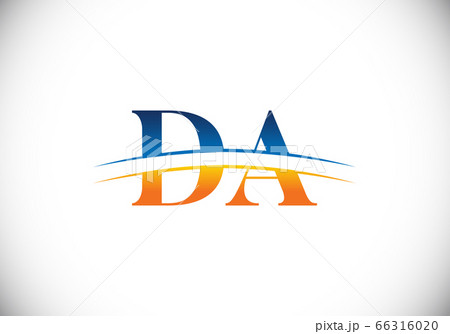 Initial Monogram Letter DA Logo Design Vector…のイラスト素材 [66316020] - PIXTA