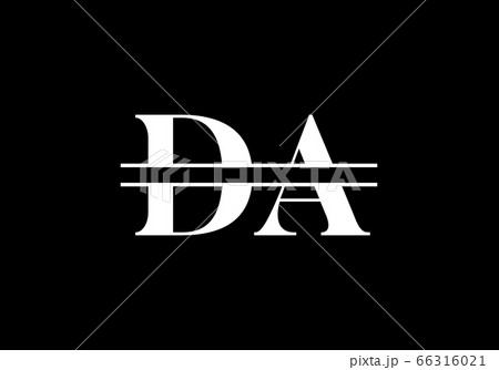 Initial Monogram Letter DA Logo Design Vector…のイラスト素材 [66316021] - PIXTA