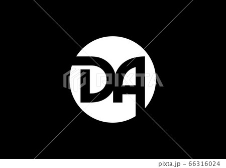 Initial Monogram Letter DA Logo Design Vector…のイラスト素材 [66316024] - PIXTA