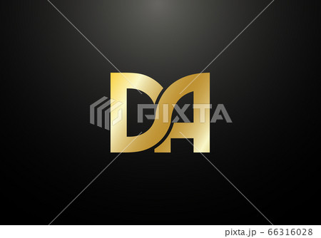 Initial Monogram Letter DA Logo Design Vector…のイラスト素材 [66316028] - PIXTA