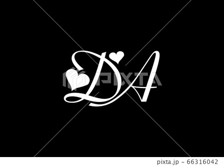 Initial Monogram Letter DA Logo Design Vector…のイラスト素材 [66316042] - PIXTA