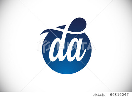 Initial Monogram Letter DA Logo Design Vector…のイラスト素材 [66316047] - PIXTA