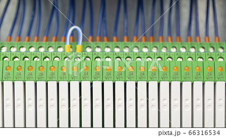 DC control 24 V magnetic relays in control cubicle 66316534