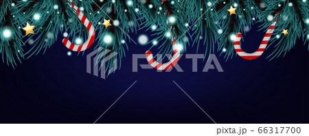 Christmas and New Year greeting card 66317700
