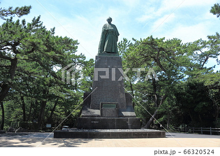 高知 桂浜の坂本龍馬像 高知 桂浜の坂本龍馬像 66320524