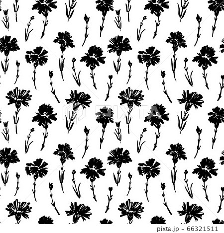 Carnation flower seamless pattern. Carnation flower seamless pattern. 66321511
