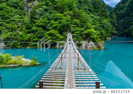 静岡県　寸又峡　夢の吊り橋 66321734