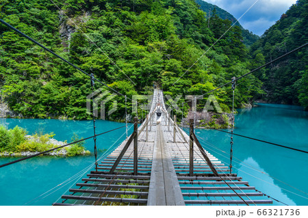静岡県　寸又峡　夢の吊り橋 66321736