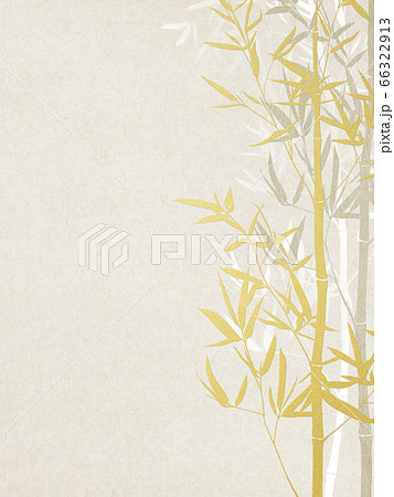 竹をモチーフとした和風の背景のイラスト素材