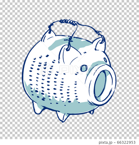 Mosquito pig, brush painting, 2 color matte coating 66322953