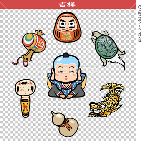 和風吉祥画セット 和風吉祥画セット 66329975