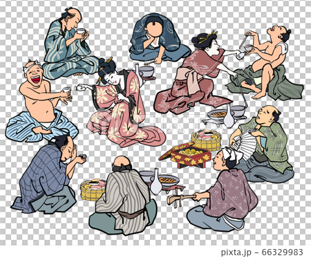 浮世繪日式宴會 浮世繪日式宴會 66329983