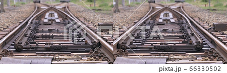 線路の分岐器　比較 66330502