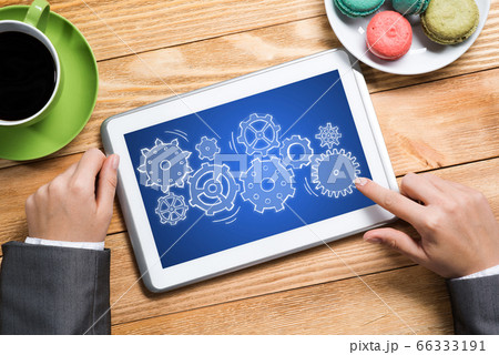 Having coffee break Having coffee break 66333191