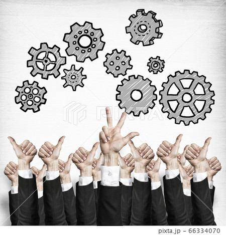 Business and teamwork concept Business and teamwork concept 66334070