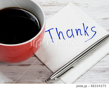 Message written on napkin Message written on napkin 66334375