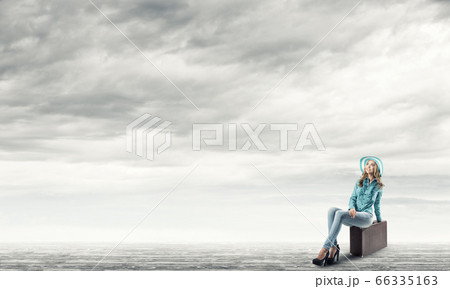 Pretty traveler girl Pretty traveler girl 66335163